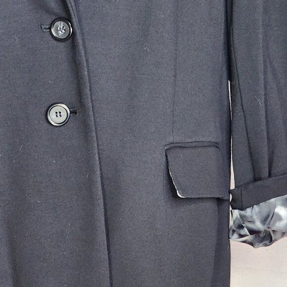 Chico's Black Rayon Nylon Span Two Button Print Lined Blazer Chico Size 3 US XL - Picture 6 of 16